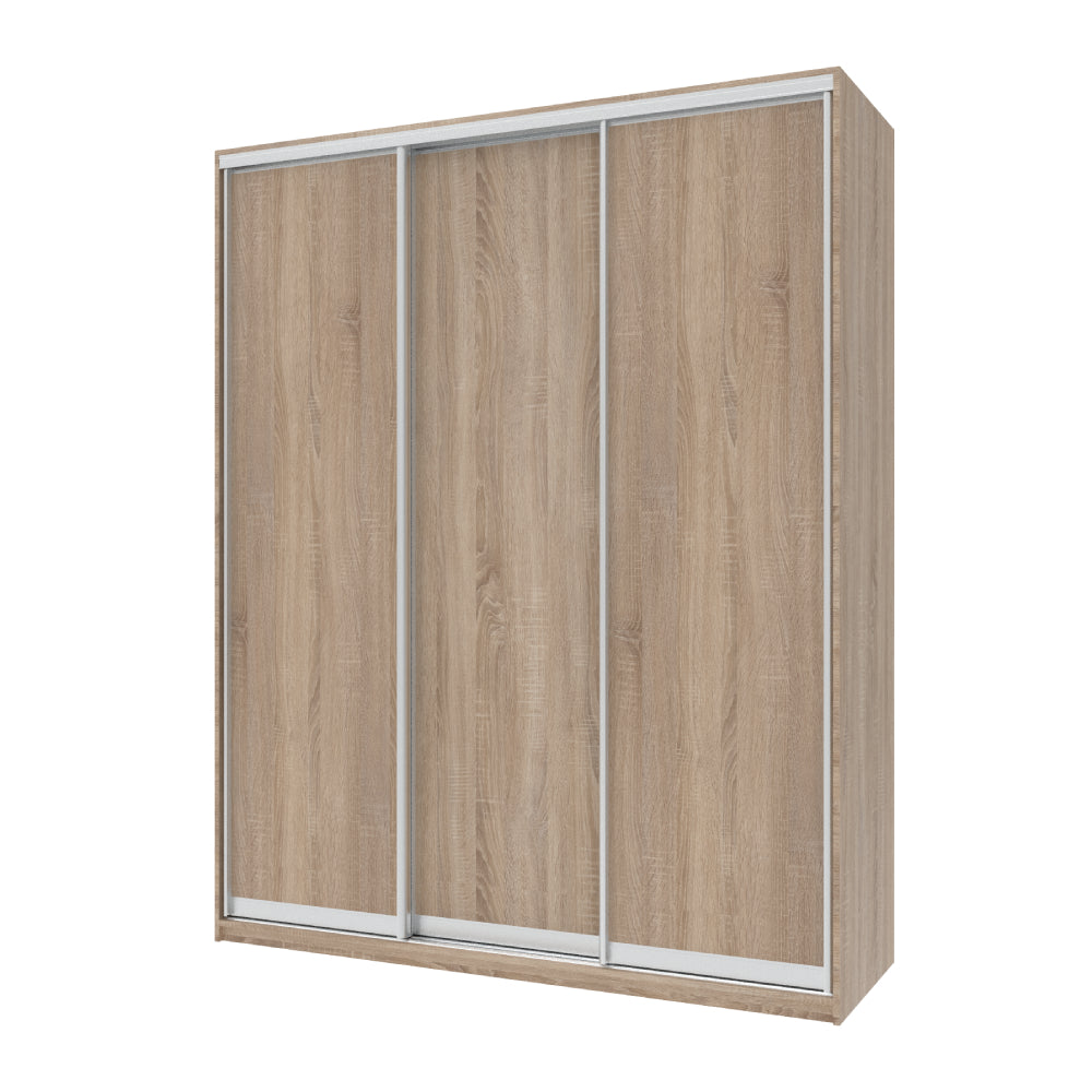 Шкаф-купе трехдверный Doros Сити Лайт 180х60х225 см Дуб сонома (DRS-011095)