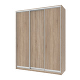 Шкаф-купе трехдверный Doros Сити Лайт 180х60х225 см Дуб сонома (DRS-011095)