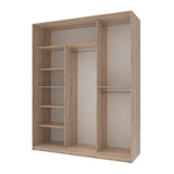 Шкаф-купе трехдверный Doros Сити Лайт 180х60х225 см Дуб сонома (DRS-011095)