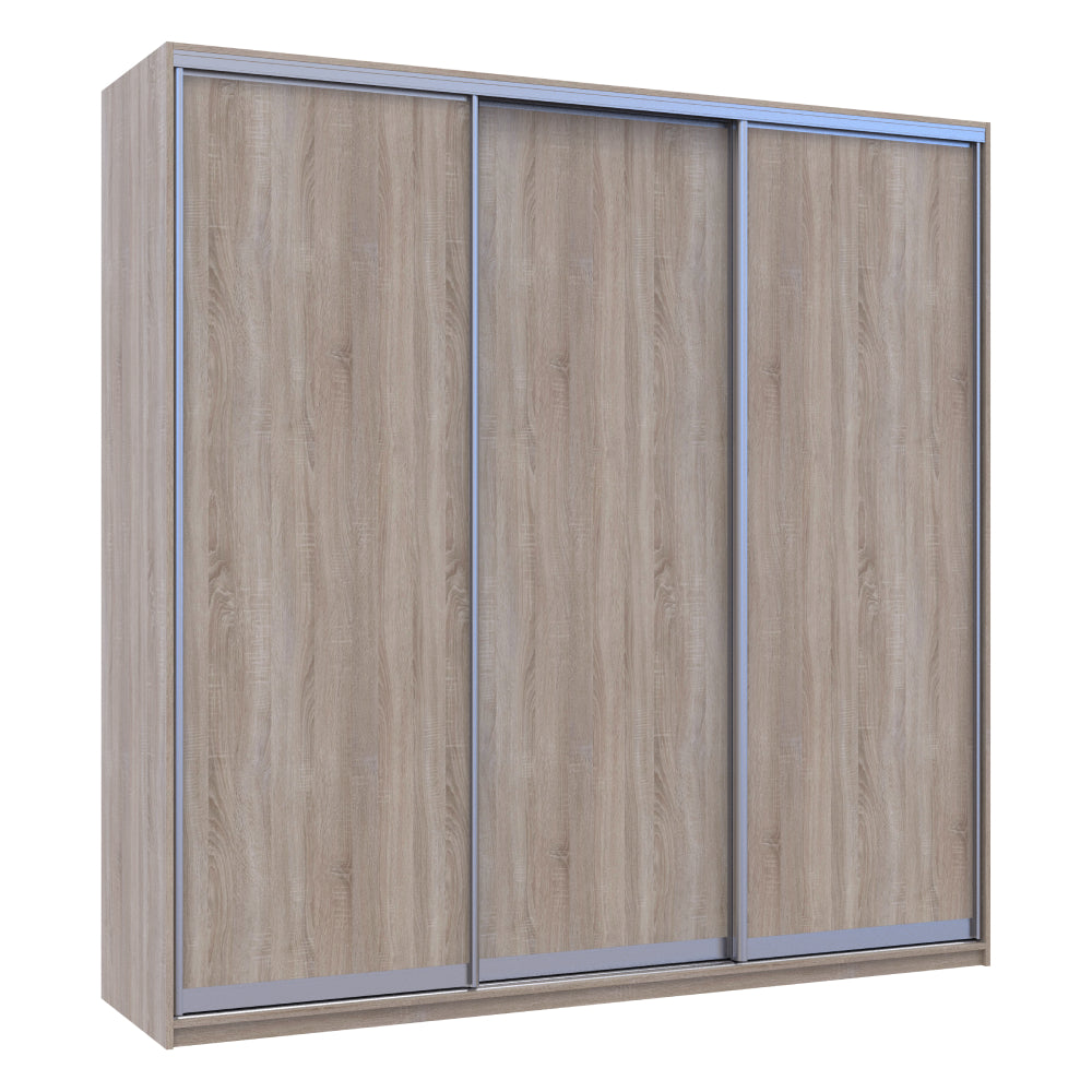 Шкаф-купе трехдверный Doros Сити Лайт 225х60х225 см Дуб сонома (DRS-011099)