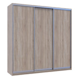 Шкаф-купе трехдверный Doros Сити Лайт 225х60х225 см Дуб сонома (DRS-011099)