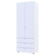 Шкаф распашной для одежды Doros Гелар 77,5х49,5х203,4 см Белый (DRS-011103)