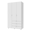 Шкаф распашной для одежды Doros Гелар 116,2х49,5х203,4 см Белый (DRS-011169)