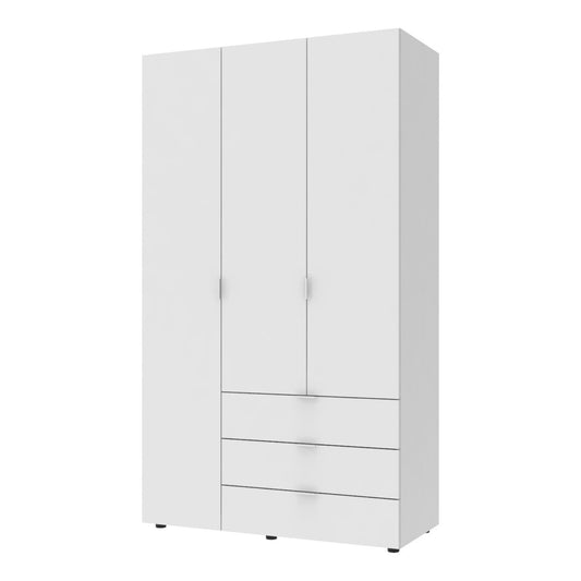 Шкаф распашной для одежды Doros Гелар 116,2х49,5х203,4 см Белый (DRS-011169)