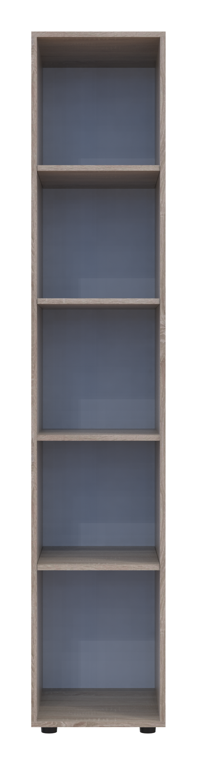 Шкаф-пенал с зеркалом Doros Гелар 39х49,5х203,4 см Дуб сонома (DRS-011131)