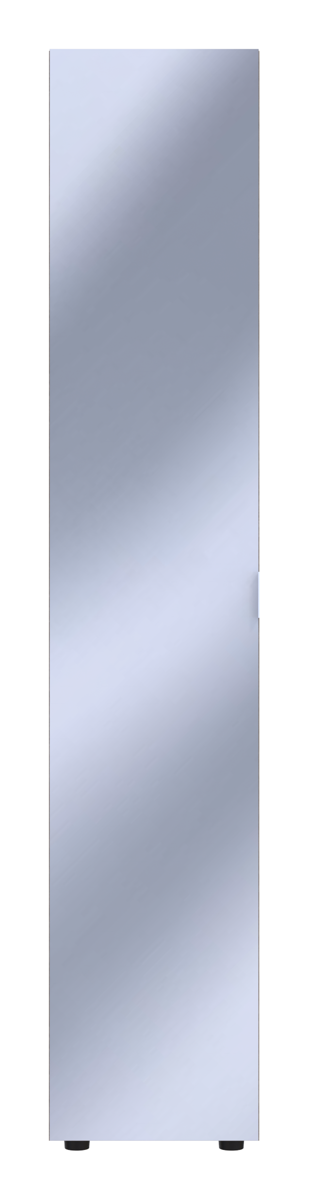 Шкаф-пенал с зеркалом Doros Гелар 39х49,5х203,4 см Дуб сонома (DRS-011131)