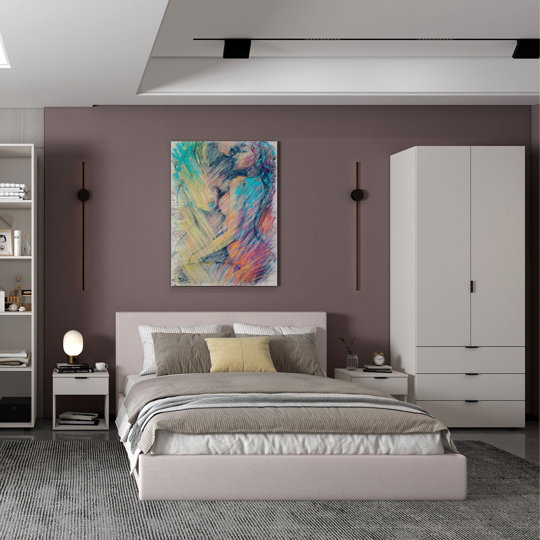 Шкаф распашной для одежды Doros Гелар 77,5х49,5х203,4 см Кашемир (DRS-011237)