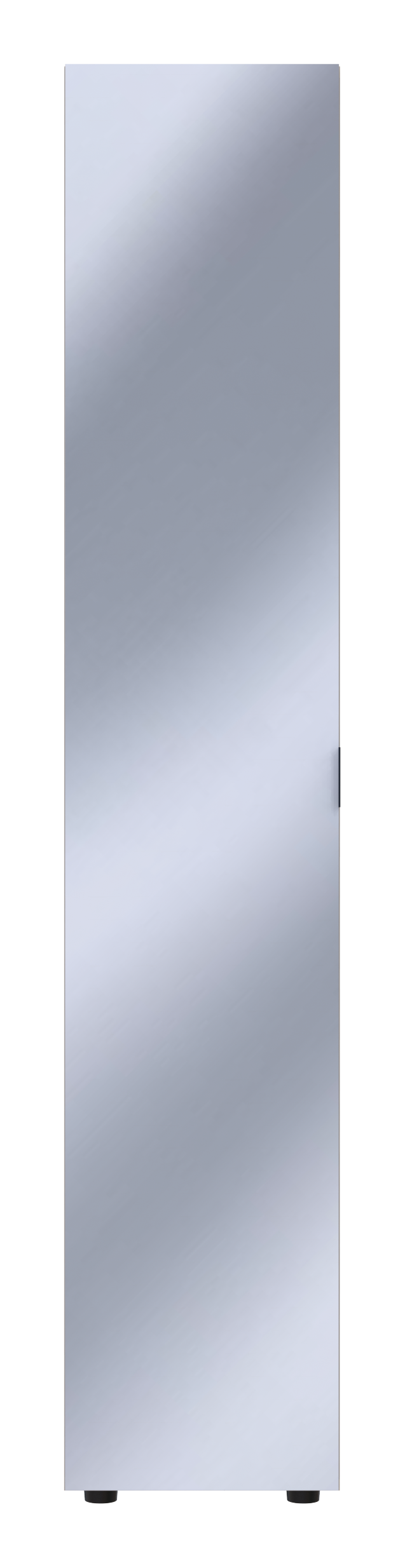 Шкаф-пенал с зеркалом Doros Гелар 39х49,5х203,4 см Кашемир (DRS-011257)