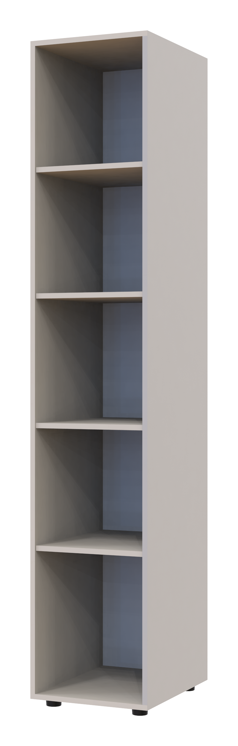 Шкаф-пенал с зеркалом Doros Гелар 39х49,5х203,4 см Кашемир (DRS-011257)