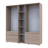 Комплект шкафов для одежды Doros Гелар (2 шт.) 193,7х49,5х203,4 см Дуб сонома (DRS-011111)