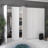 Комплект шкафов для одежды Doros Промо (2 шт.) 270х48х204 см Белый (DRS-011215)