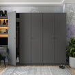 Комплект шкафов для одежды Doros Промо (2 шт.) 225х48х204 см Графит (DRS-011213)