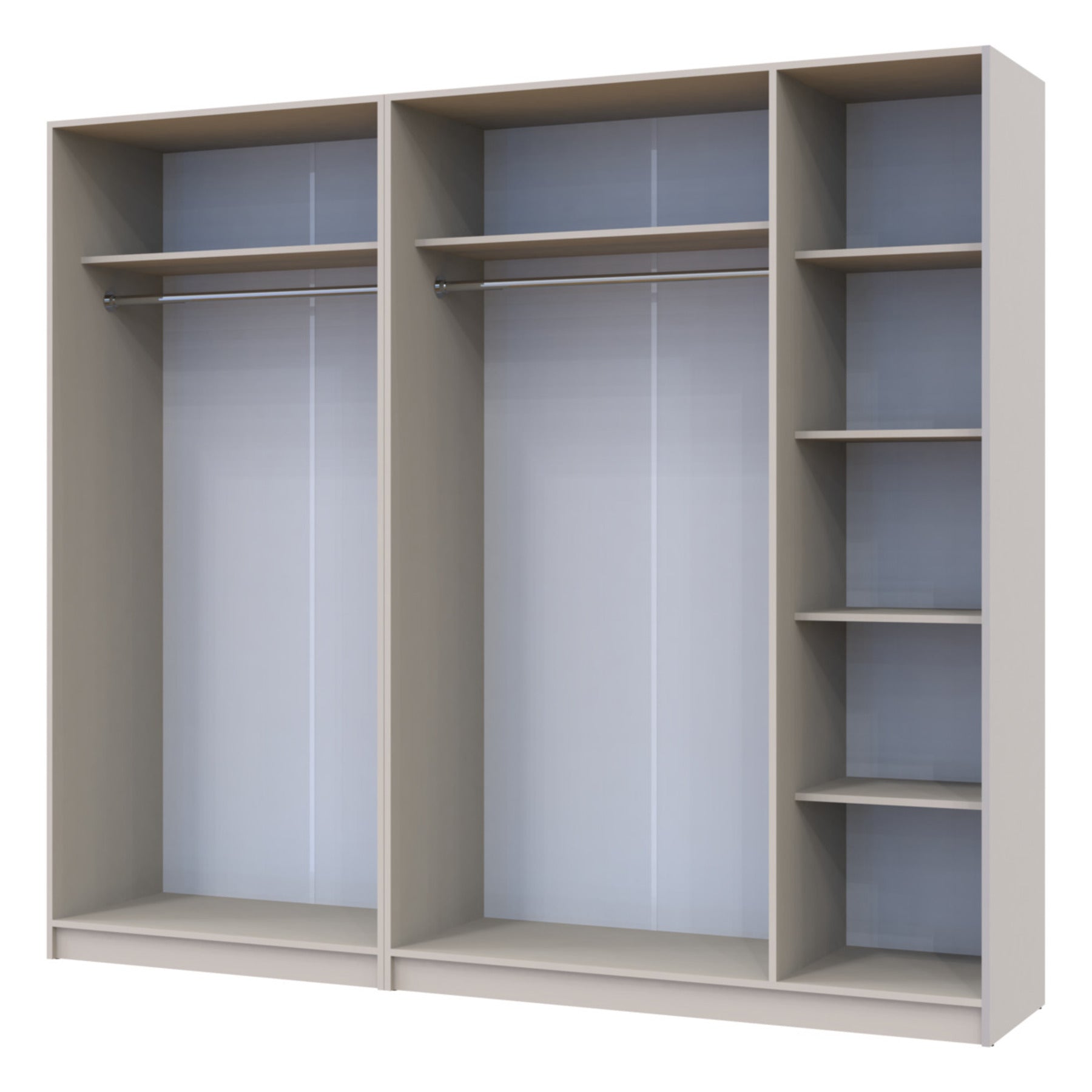 Комплект шкафов для одежды Doros Промо (2 шт.) 225х48х204 см Кашемир (DRS-011212)