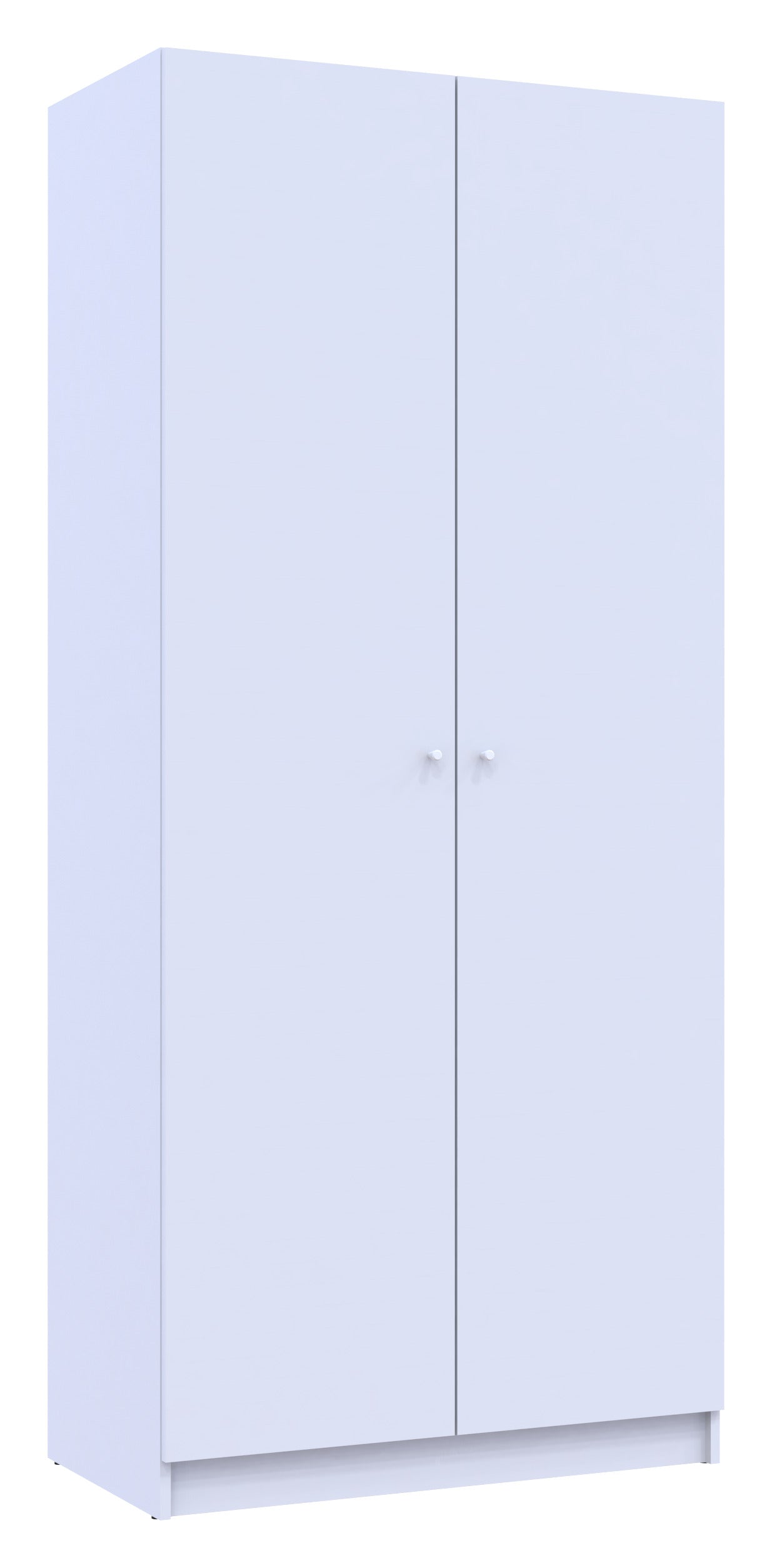 Шкаф распашной с полками Doros Промо 90х48х204 см Белый (DRS-011201)