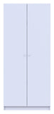 Шкаф распашной с полками Doros Промо 90х48х204 см Белый (DRS-011201)
