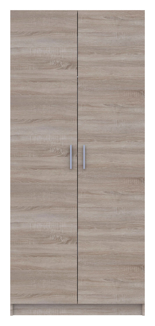 Шкаф распашной с полками Doros Промо 90х48х204 см Дуб сонома (DRS-011200)