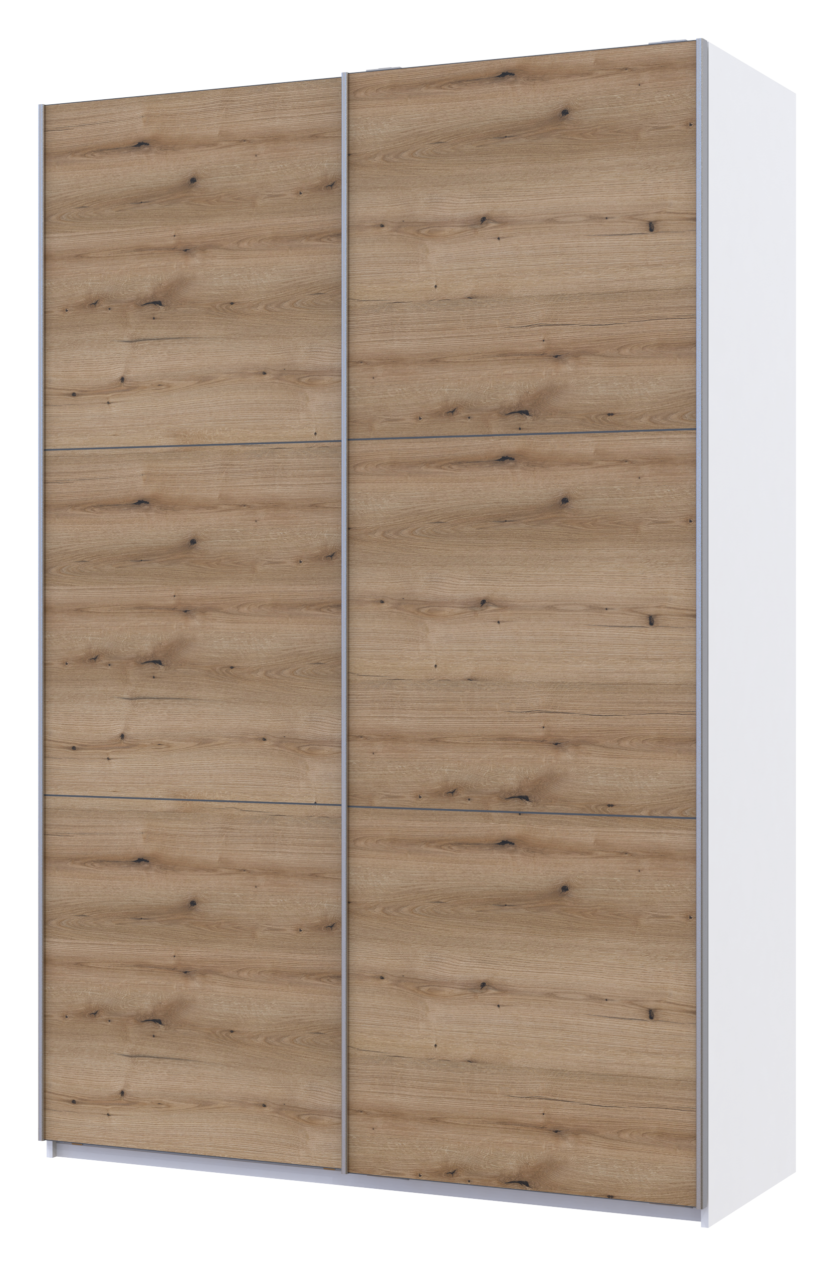 Шкаф-купе двухдверный Doros G-Caiser 160х60х240 см Белый/Дуб евок (DRS-011022)