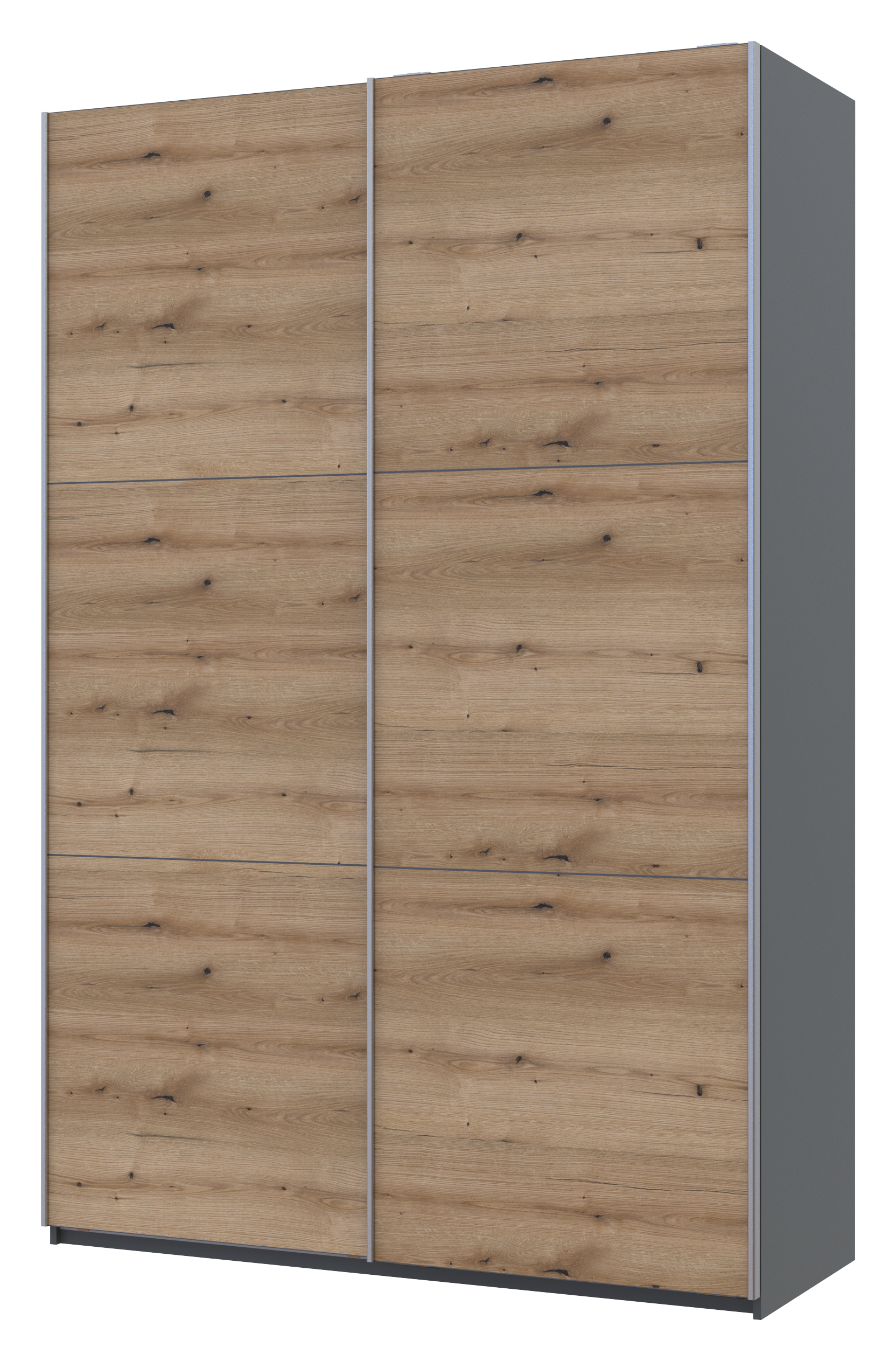 Шкаф-купе двухдверный Doros G-Caiser 160х60х240 см Графит/Дуб евок (DRS-011039)