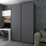 Шкаф-купе двухдверный Doros G-Caiser 180х60х240 см Графит (DRS-011034)