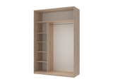 Шкаф-купе двухдверный Doros Сити Лайт 150х60х225 см Дуб сонома/1 Зеркало (DRS-011083)