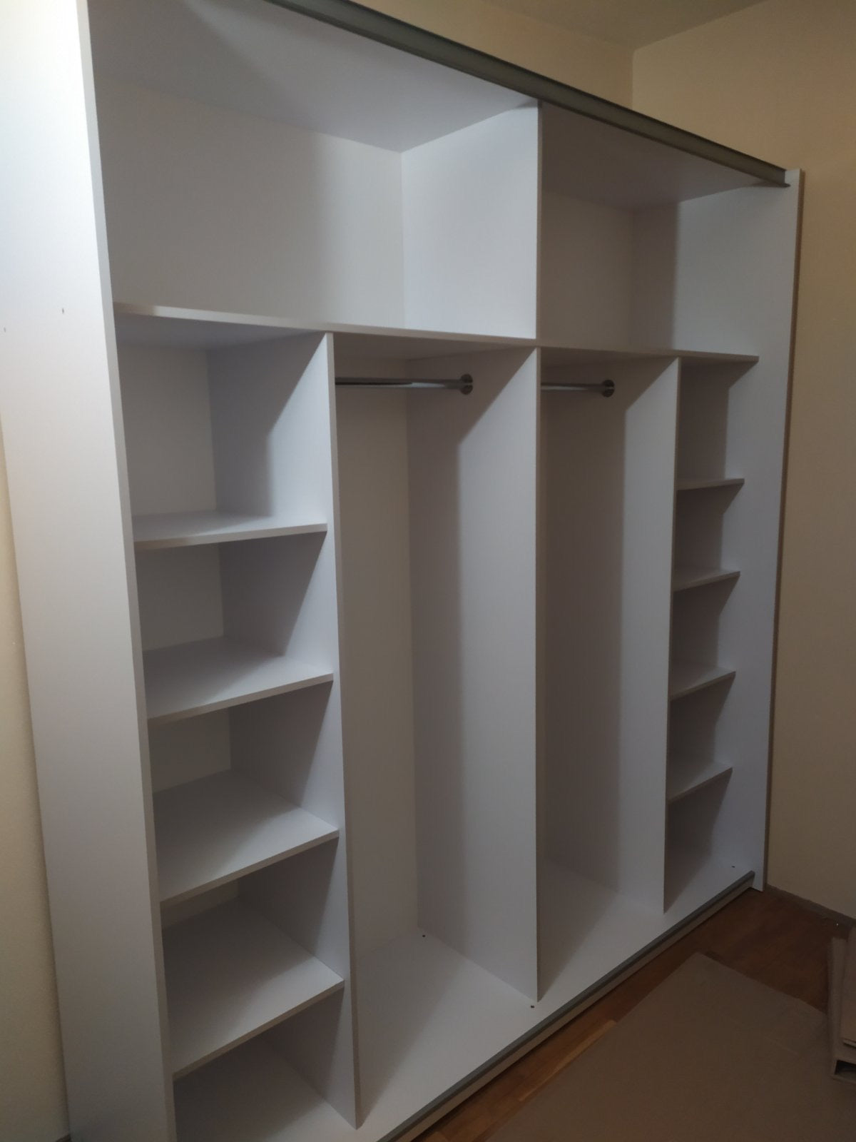 Шкаф-купе двухдверный Doros G-Caiser 180х60х240 см Белый/2 Белых стекла (DRS-011014)