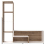 Стенка в гостиную Doros Этана 150х30х150 см Дуб артизан/Белый (DRS-011335)