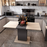 Столовый стол Doros Бостон 150х70х79 см Дуб cонома/Графит (DRS-011337)