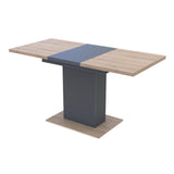 Столовый стол Doros Бостон 150х70х79 см Дуб cонома/Графит (DRS-011337)