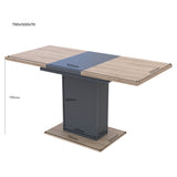 Столовый стол Doros Бостон 150х70х79 см Дуб cонома/Графит (DRS-011337)