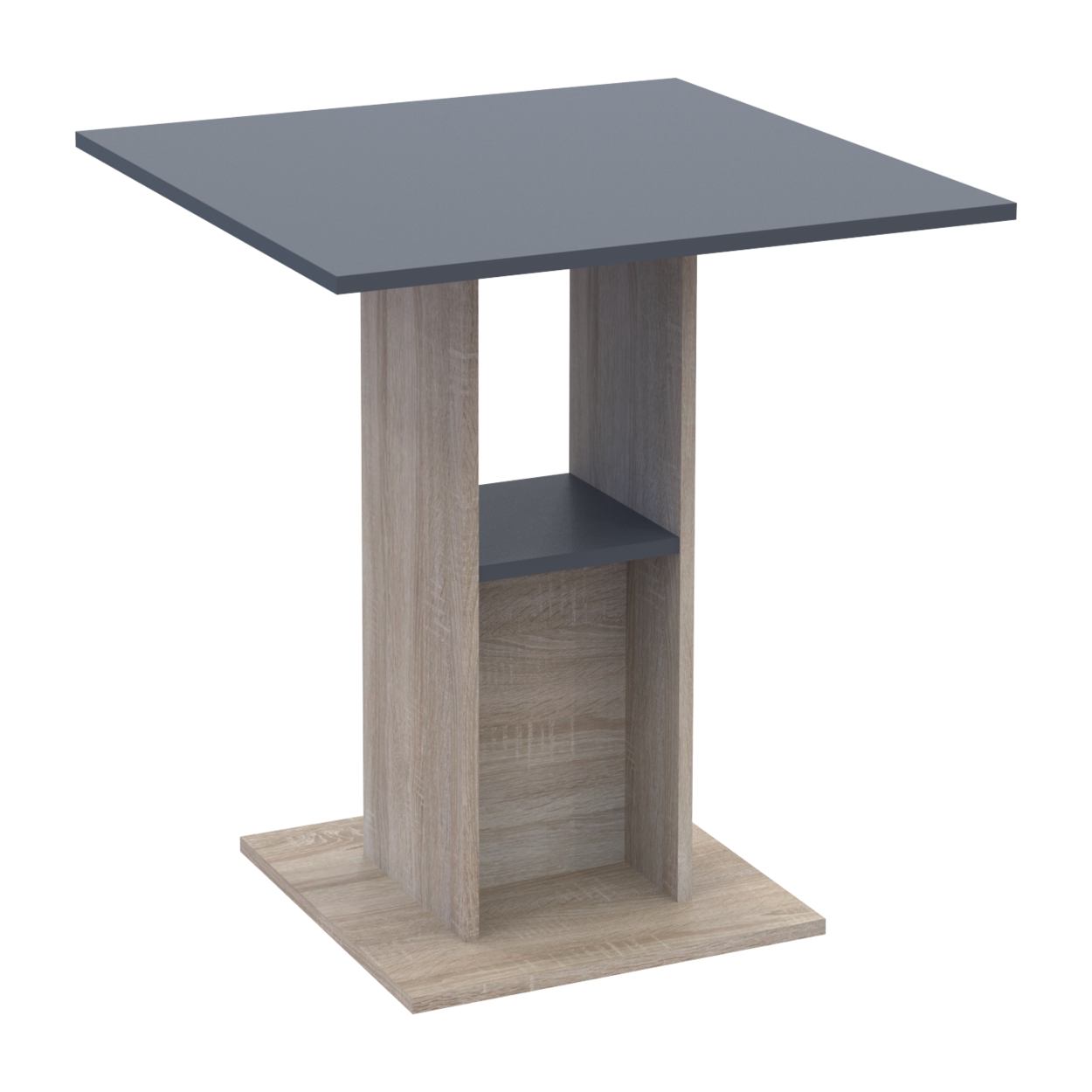 Стол в кухню Doros Коуд 70х70х74 см Дуб сонома/Графит (DRS-011440)