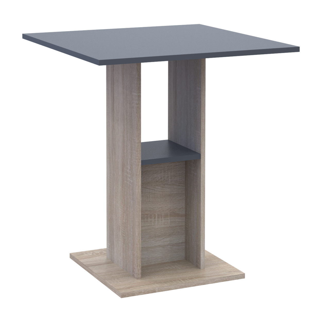 Стол в кухню Doros Коуд 70х70х74 см Дуб сонома/Графит (DRS-011440)