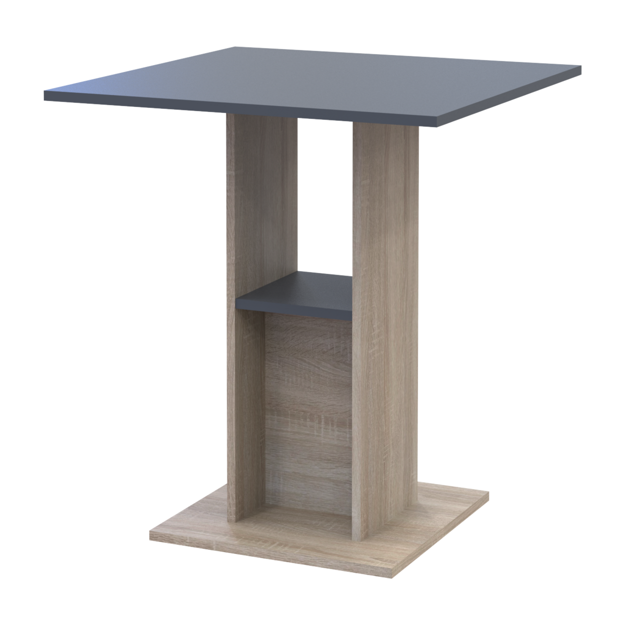 Стол в кухню Doros Коуд 70х70х74 см Дуб сонома/Графит (DRS-011440)
