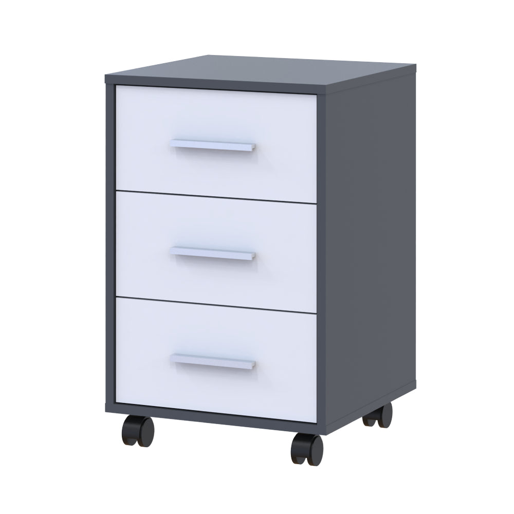 Тумба офисная Doros Т3 43х42х66,4 см Графит/Белый (DRS-011399)