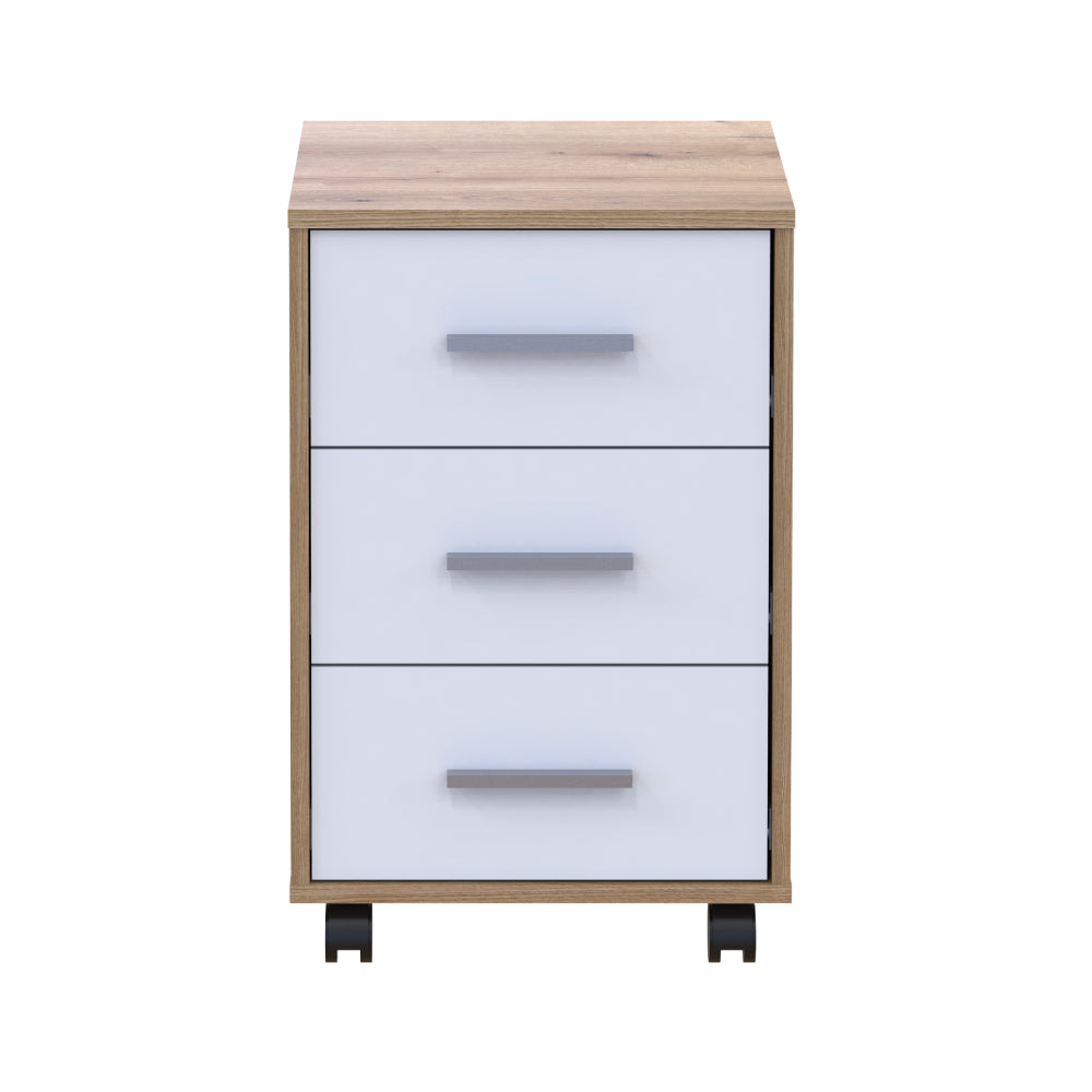 Тумба офисная Doros Т3 43х42х66,4 см Дуб евок/Белый (DRS-011446)