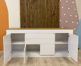 Большой комод LION Ларри-2 Нимфея альба/Дуб Аппалачи (LION-041006)