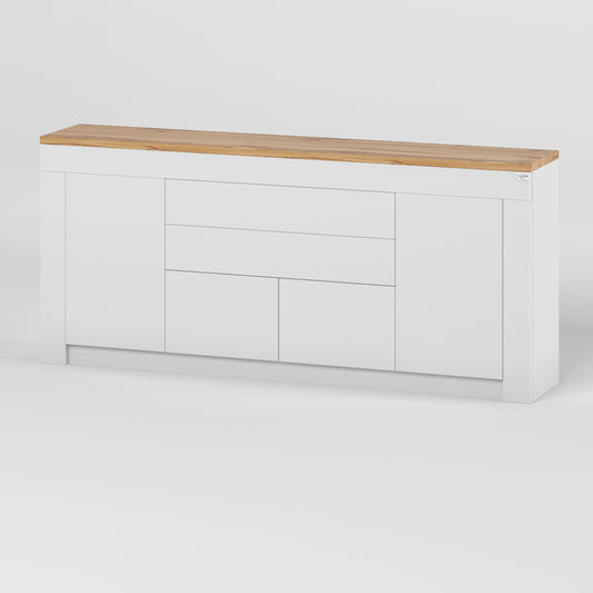 Большой комод LION Ларри-2 Нимфея альба/Дуб Аппалачи (LION-041006)