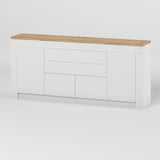 Большой комод LION Ларри-2 Нимфея альба/Дуб Аппалачи (LION-041006)