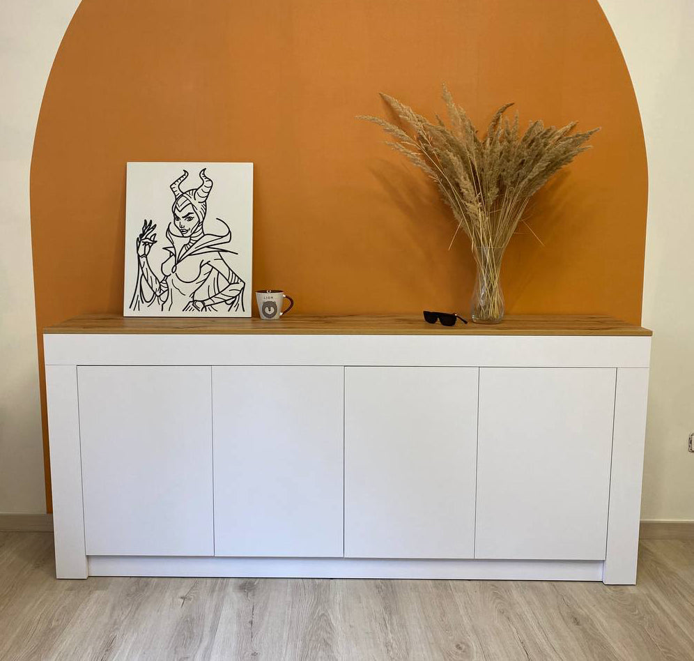 Большой комод LION Ларри-1 Нимфея альба/Дуб Аппалачи (LION-041009)