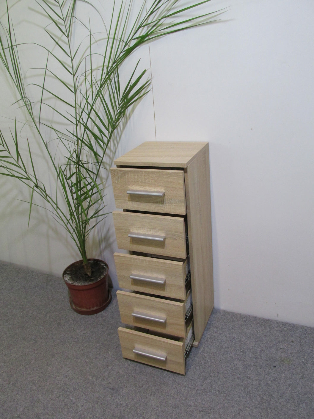 Комод 5 ящиков М-ЗОН Джеко 300 Антрацит (MZN-031018)