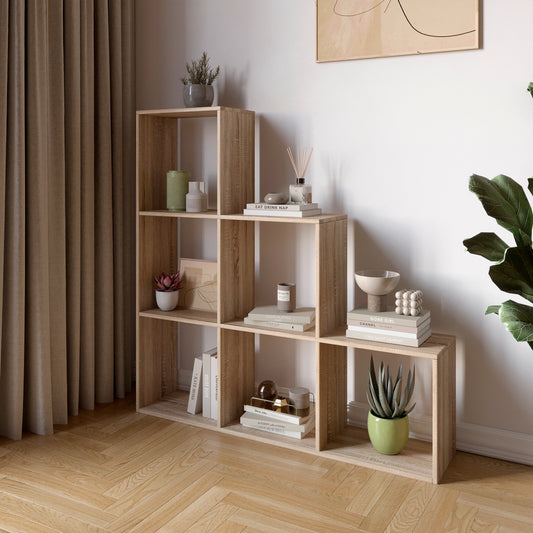 Стеллаж М-ЗОН Джеко 1072 Сонома (MZN-031002)