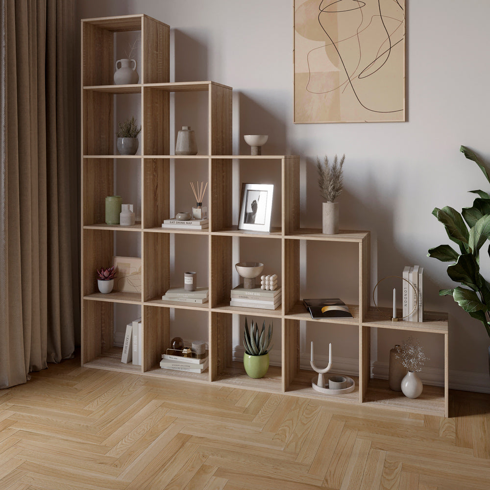 Стеллаж М-ЗОН Джеко 1776 Сонома (MZN-031008)