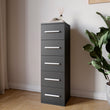 Комод 5 ящиков М-ЗОН Джеко 300 Антрацит (MZN-031018)