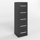 Комод 5 ящиков М-ЗОН Джеко 300 Антрацит (MZN-031018)