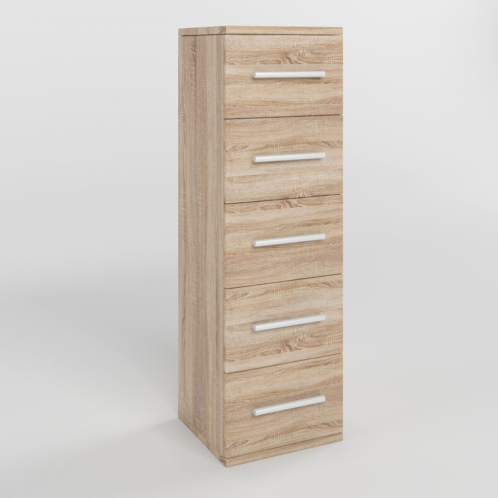 Комод 5 ящиков М-ЗОН Джеко 300 Сонома (MZN-031017)