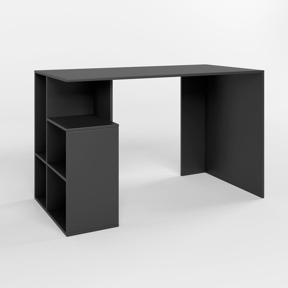 Cтол письменный с полками М-ЗОН Джеко 1200/3 Антрацит (MZN-031024)