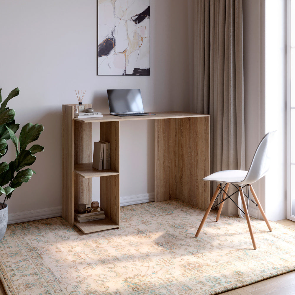 Cтол компьютерный с 2 полками М-ЗОН Джеко 1200/12 Сонома (MZN-031020)