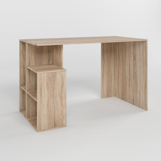 Cтол письменный с полками М-ЗОН Джеко 1200/3 Сонома (MZN-031023)