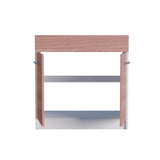 Кухонный модуль под мойку Эверест Эко 800 ясень шимо темный/белый 80х46х82 см (DTM-2839)