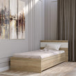 Односпальная кровать Эверест Соната-900 90х200 см дуб сонома/белый (DTM-2114)