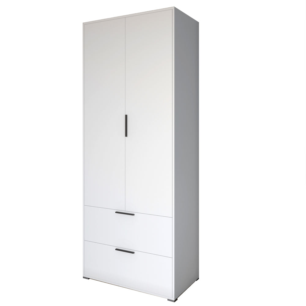 Шкаф распашный двухдверный LION Краш с 2 ящиками Нимфея альба (LION-044010)